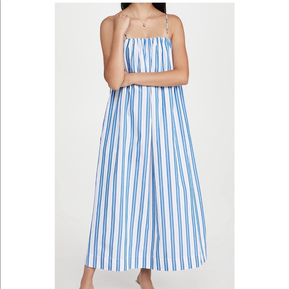 GANNI stripe cotton dress. BRAND NEW, WITH TAGS.